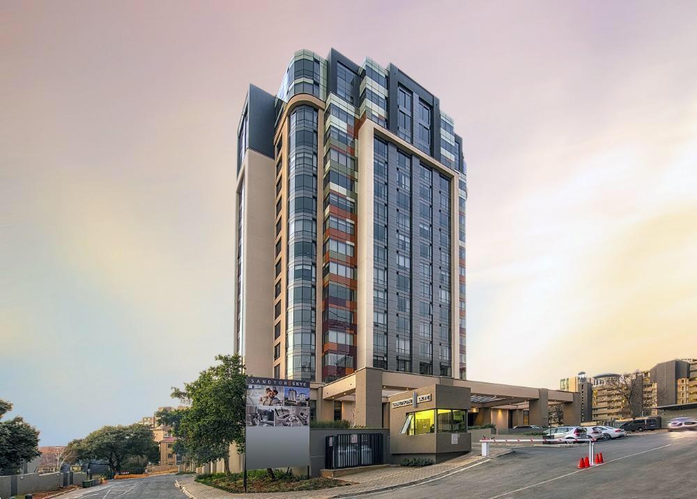 Luxury @ Sandton Skye 约翰内斯堡 外观 照片